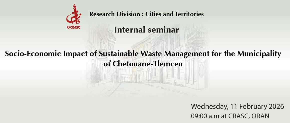 Socio-Economic Impact of Sustainable Waste Management for the Municipality of Chetouane-Tlemcen