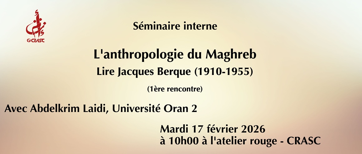 L’anthropologie du Maghreb